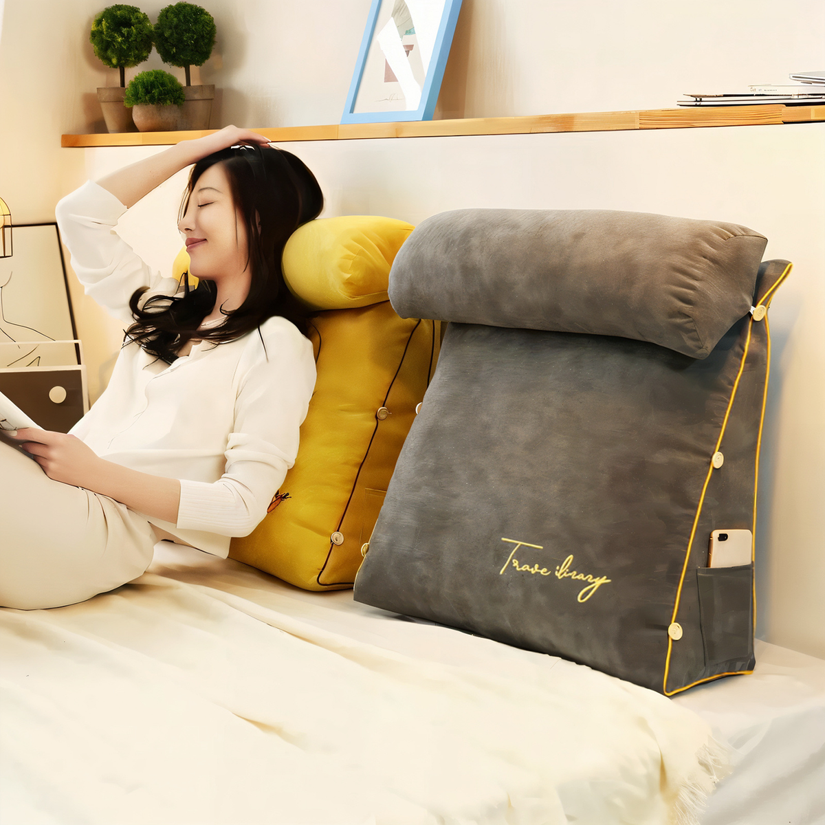 Luxury Reading Cushion – Ergonomic and Comfortable for Relaxation