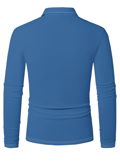 Renne | Chemise décontractée de Noël pour homme avec manches longues et col cranté