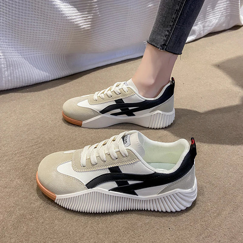 Retro-Sneaker für Damen mit orthopädischer Passform und hohem Tragekomfort