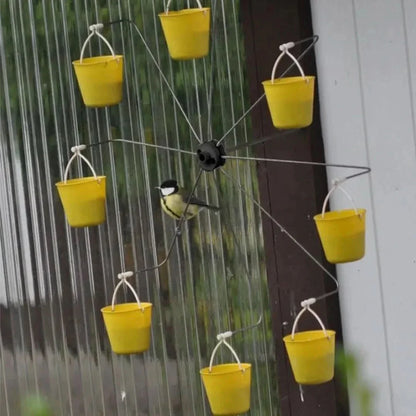 Ferris Wheel Bird Feeder | Outdoor Window Entertainment Show