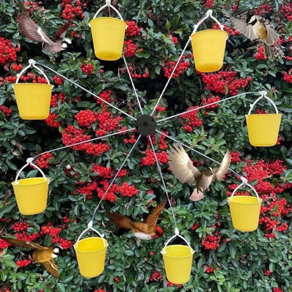 Ferris Wheel Bird Feeder | Outdoor Window Entertainment Show