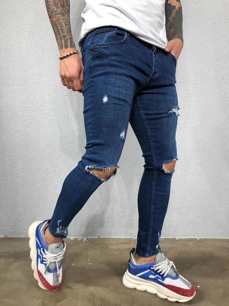 Rik | Jean skinny déchiré pour hommes