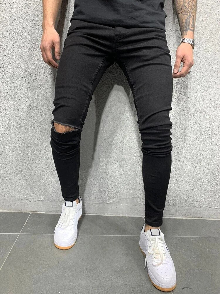 Rik | Jean skinny déchiré pour hommes