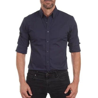 Roben | Chemise homme infroissable avec fermeture éclair