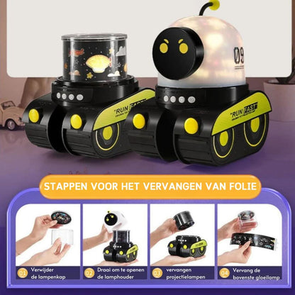 Robot Starry Night | Projector Lamp & Speaker