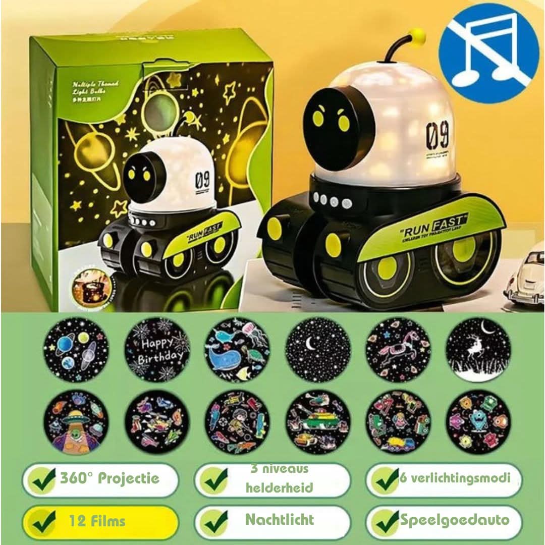 Robot Starry Night | Projector Lamp & Speaker