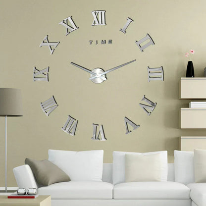 RomanTime - Unique DIY Wall Clock - Roman Numerals - Stylish and Personal