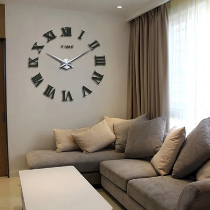 RomanTime - Unique DIY Wall Clock - Roman Numerals - Stylish and Personal