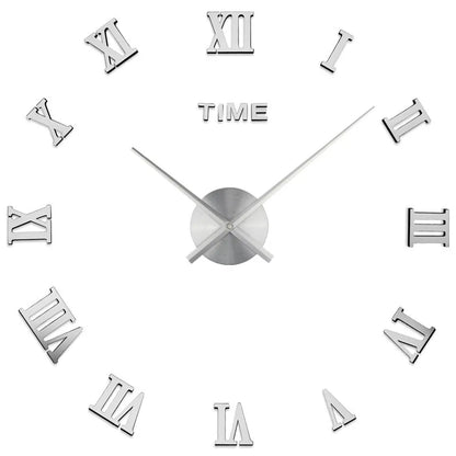 RomanTime - Unique DIY Wall Clock - Roman Numerals - Stylish and Personal