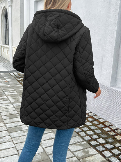 Romy | Veste matelassée matelassée avec fermeture éclair