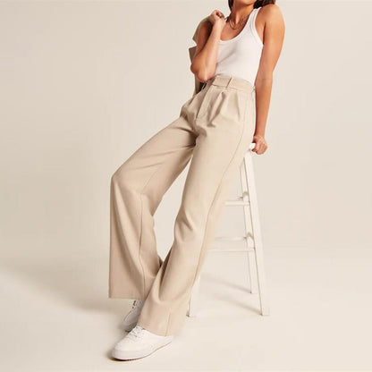 Roos | Pantalon taille haute élégant