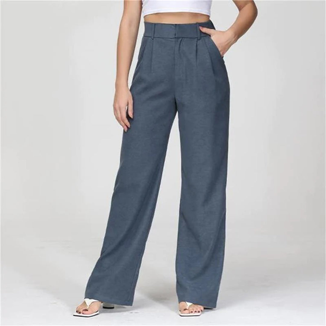 Roos | Pantalon taille haute élégant