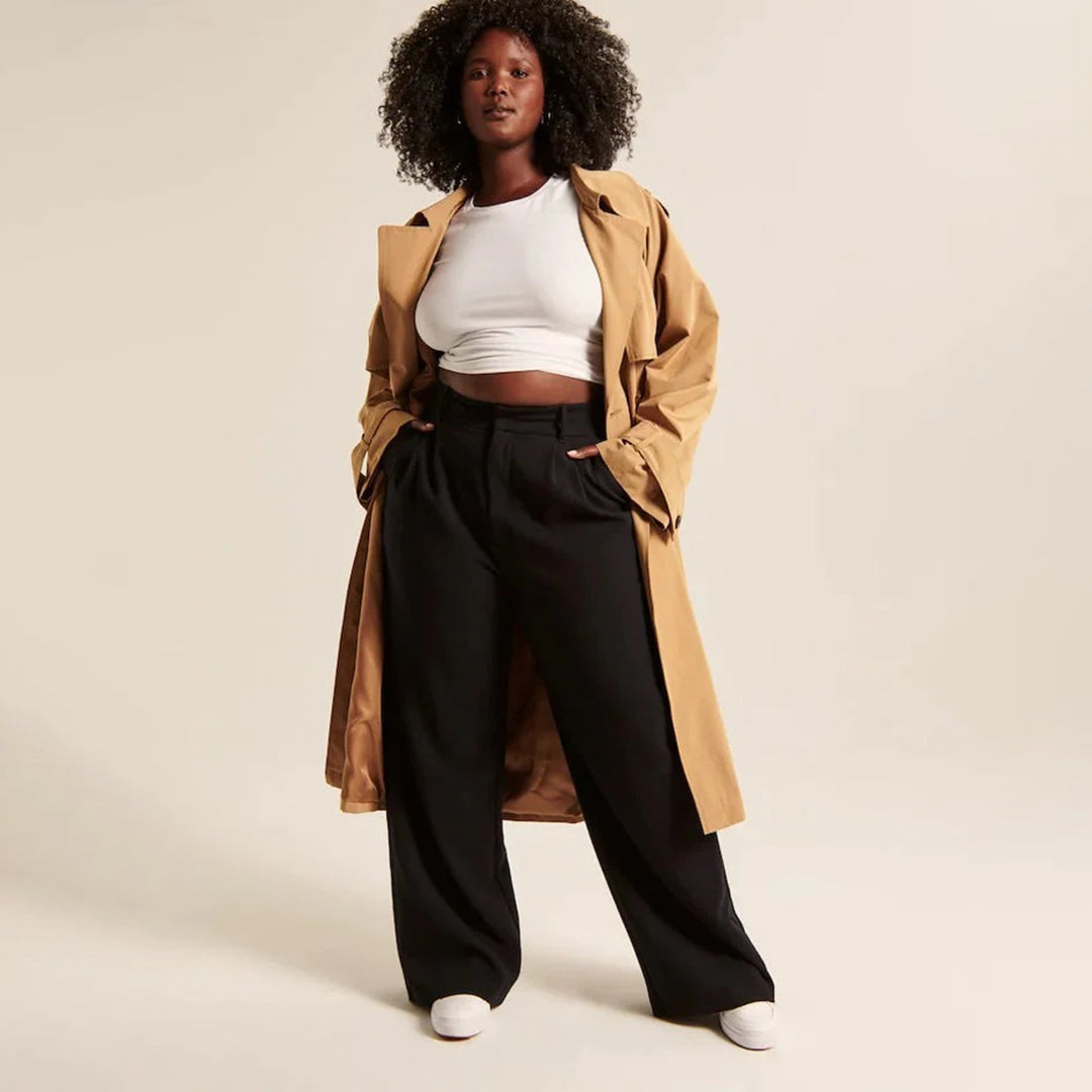Roos | Pantalon taille haute élégant