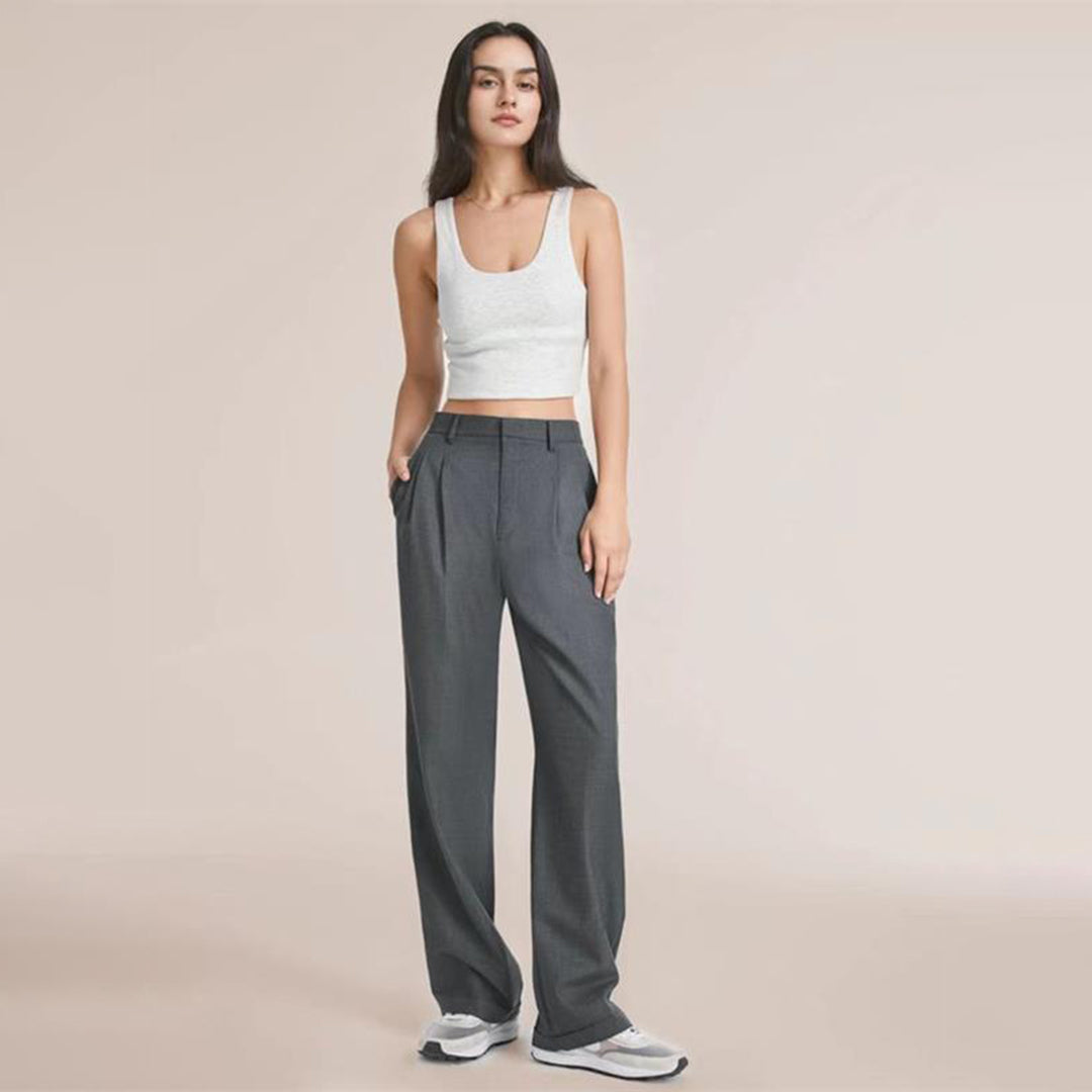 Roos | Pantalon taille haute élégant