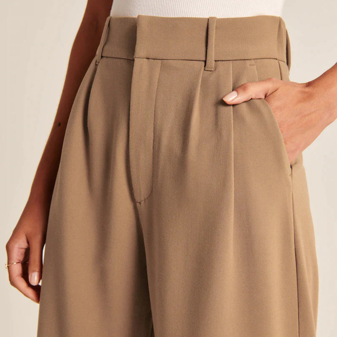 Roos | Pantalon taille haute élégant