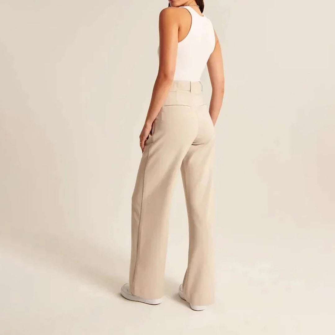Roos | Pantalon taille haute élégant