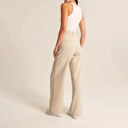 Roos | Pantalon taille haute élégant