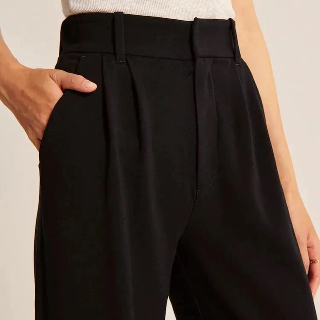 Roos | Pantalon taille haute élégant