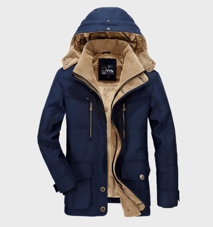 Ruben | Veste d'hiver épaisse pour homme avec capuche et poches profondes