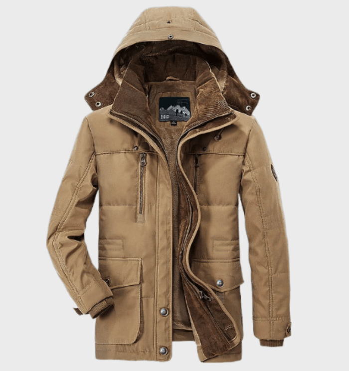Ruben | Veste d'hiver épaisse pour homme avec capuche et poches profondes
