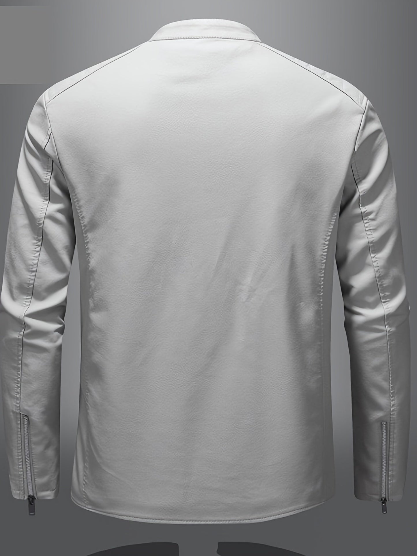 Ruben | Veste de moto pour homme en cuir PU élégante avec poches