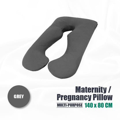 All Night Sleep Pregnancy U Pillow - Must Have for Regular Comfort & Maternity Sleep