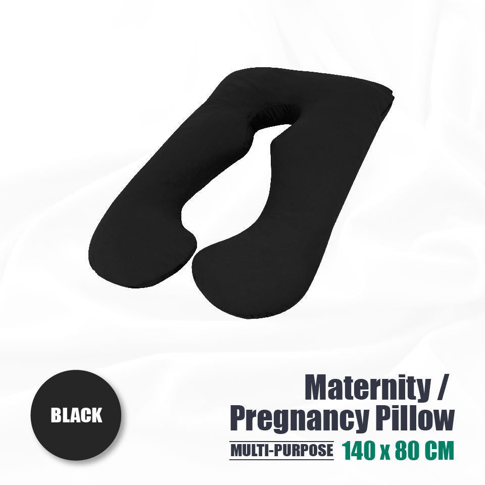 All Night Sleep Pregnancy U Pillow - Must Have for Regular Comfort & Maternity Sleep