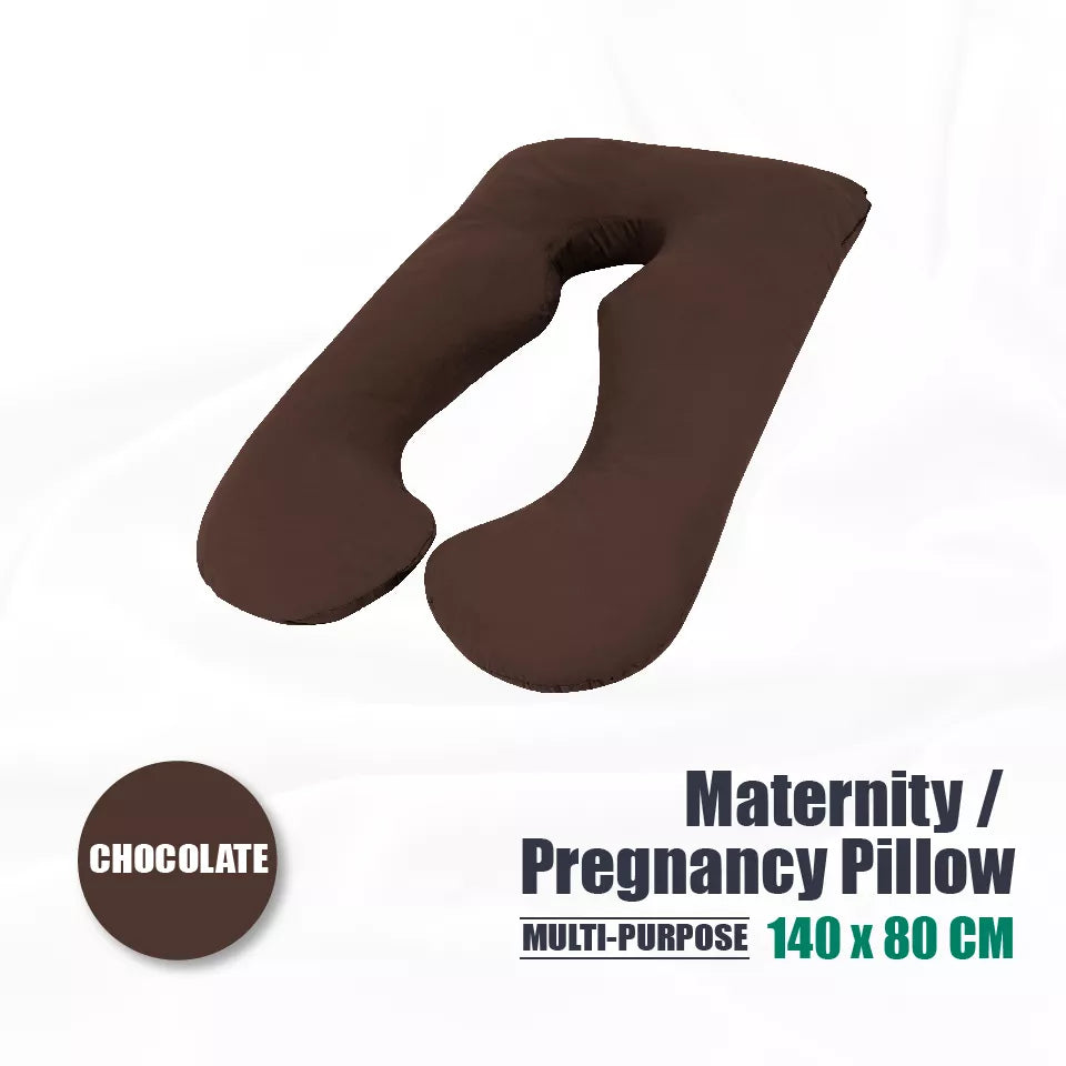 All Night Sleep Pregnancy U Pillow - Must Have for Regular Comfort & Maternity Sleep