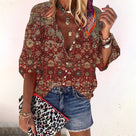 Ayla - Boho-blouse met bloemenprint voor dames