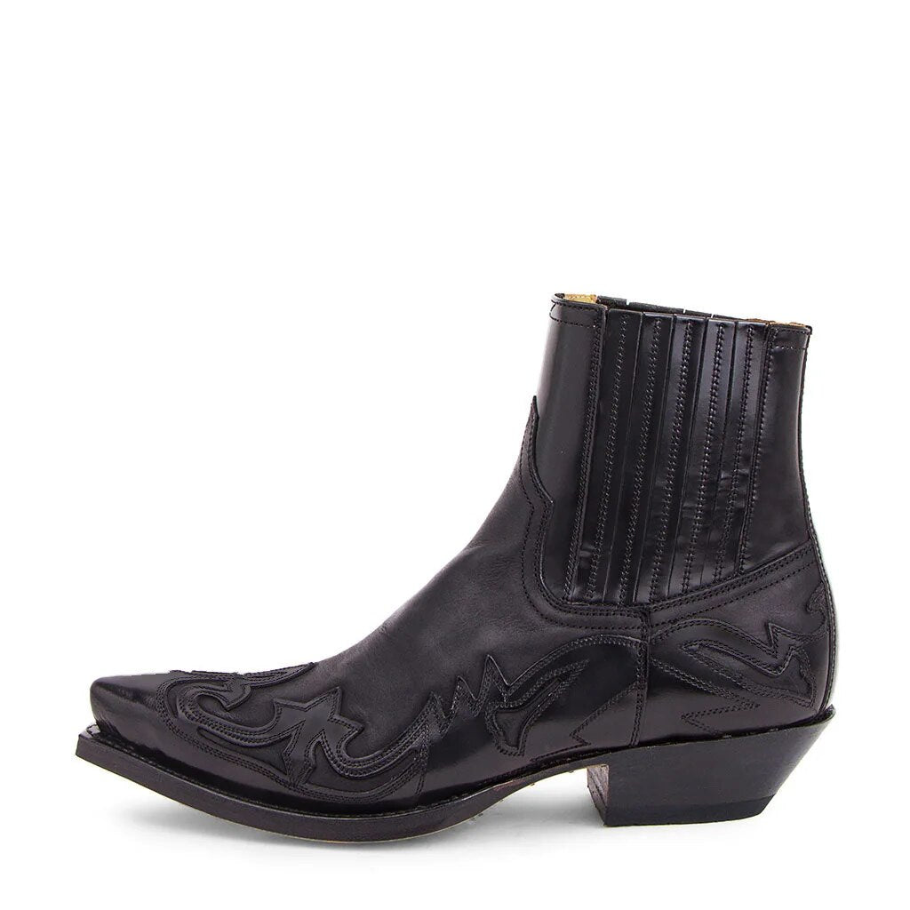 Sara | Bottes de cowboy en cuir avec talon