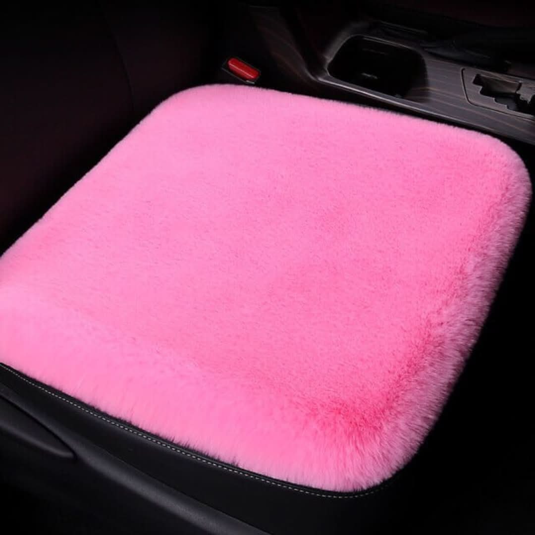 Plush Car Seat Cushion