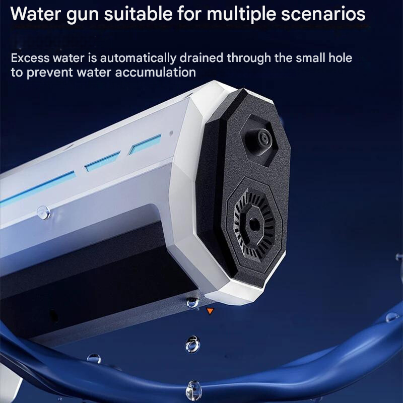 Pistola ad acqua automatica con serbatoio capiente per lunghe battaglie d’acqua