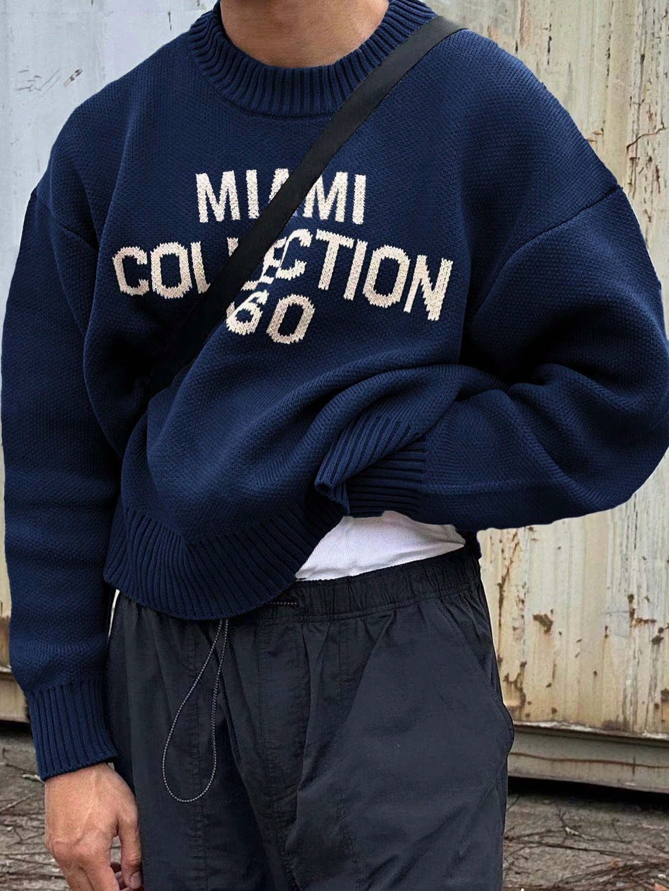 Sem | Pull tricoté pour homme style street américain avec col rond