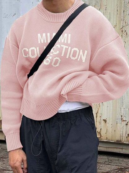 Sem | Pull tricoté pour homme style street américain avec col rond