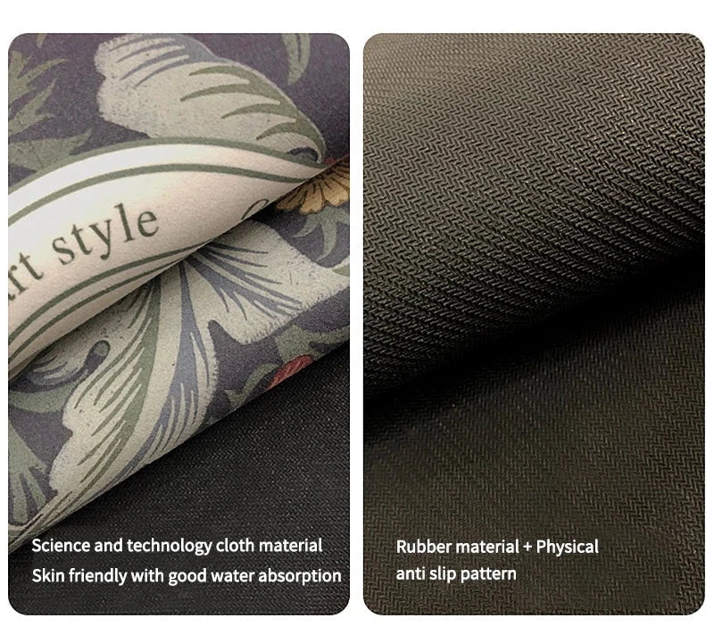 Pestävä keittiömatto - Imukykyinen kukkakuvio, tyyliä ja käytännöllisyyttä