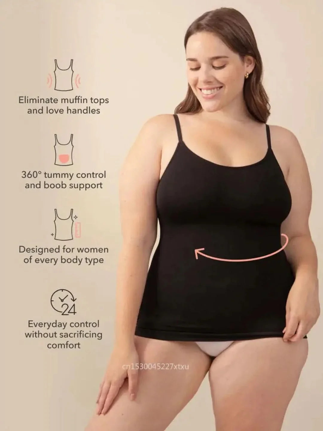 Shapermint Essentials | Cami with Round Neck