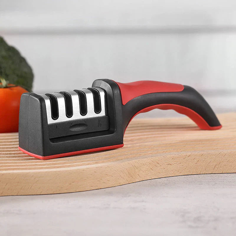 SharpPro - Professional 4-Stage Knife Sharpener - Perfect Cutting Power - Easy to Use
