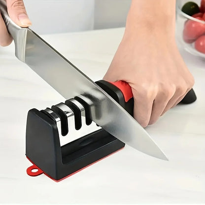 SharpPro - Professional 4-Stage Knife Sharpener - Perfect Cutting Power - Easy to Use