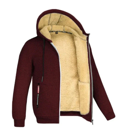 Sherpa | Veste à capuche sans manches en laine pour homme