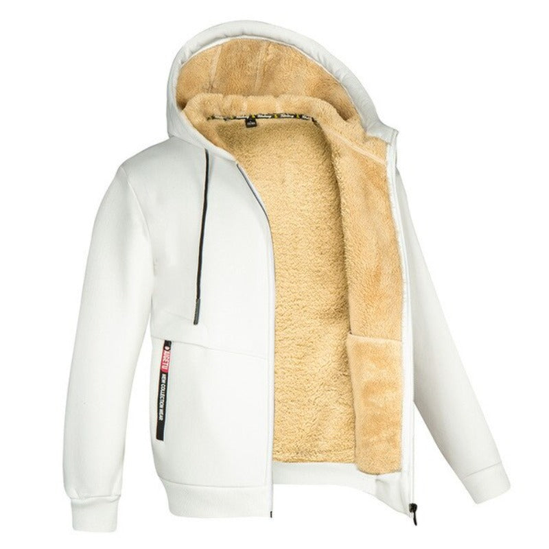 Sherpa | Veste à capuche sans manches en laine pour homme