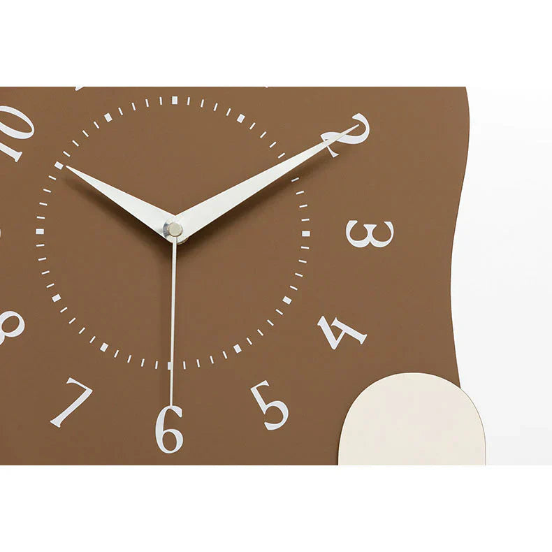 Silent Wooden Desk and Wall Clock - Modern Minimalist Design