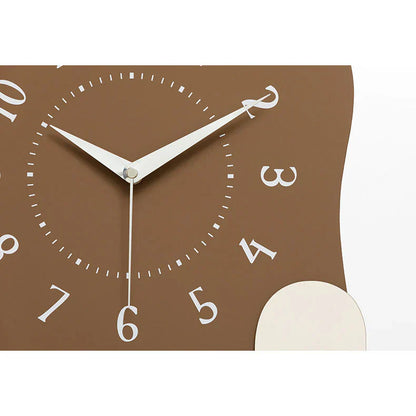 Silent Wooden Desk and Wall Clock - Modern Minimalist Design