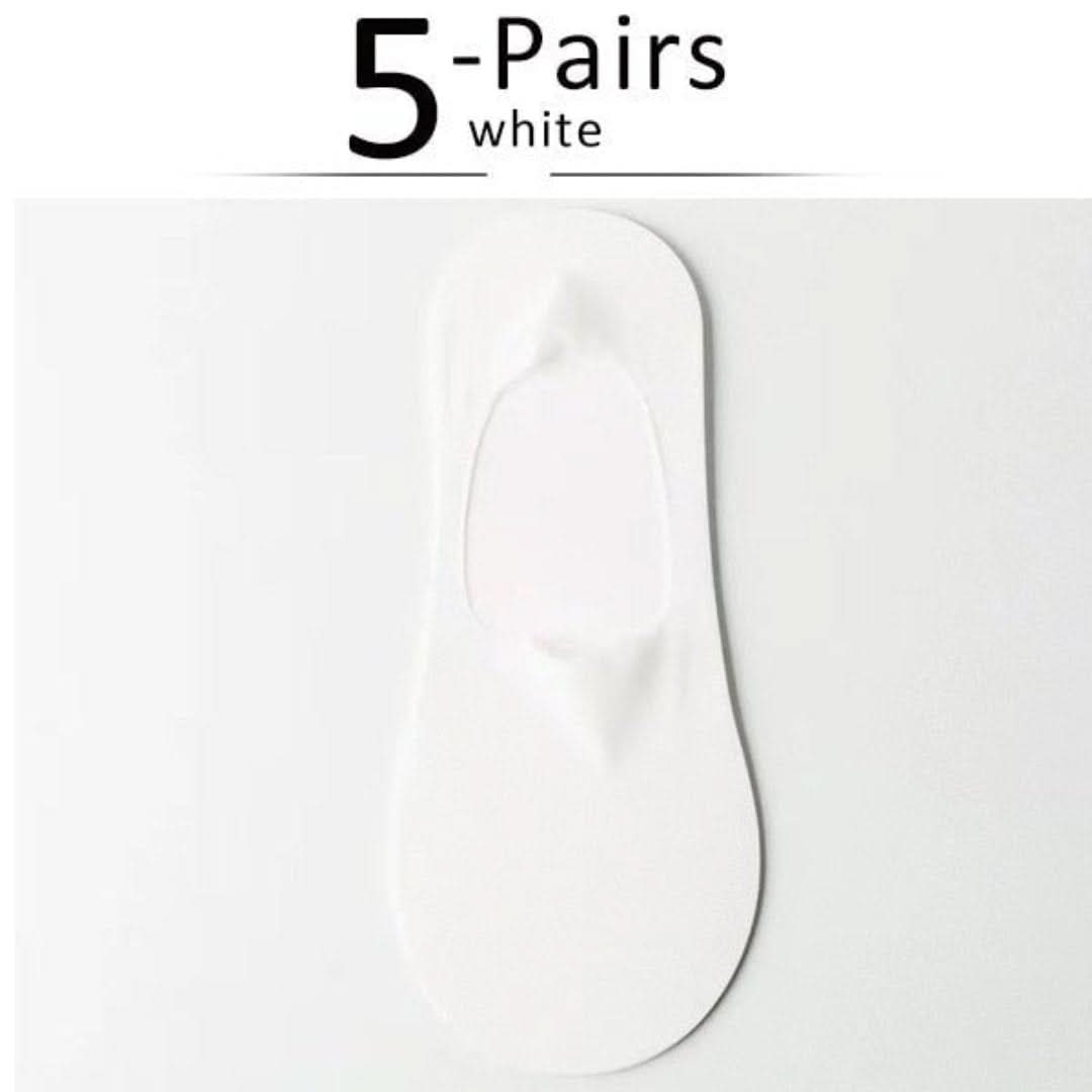Silk Serene | Transparent Non-Slip Socks