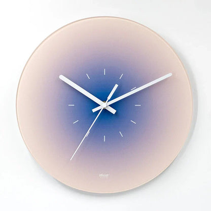 SkyGlow - Luxury Glass Wall Clock - Unique Sky Inspiration - Timeless Elegance