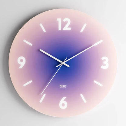 SkyGlow - Luxury Glass Wall Clock - Unique Sky Inspiration - Timeless Elegance