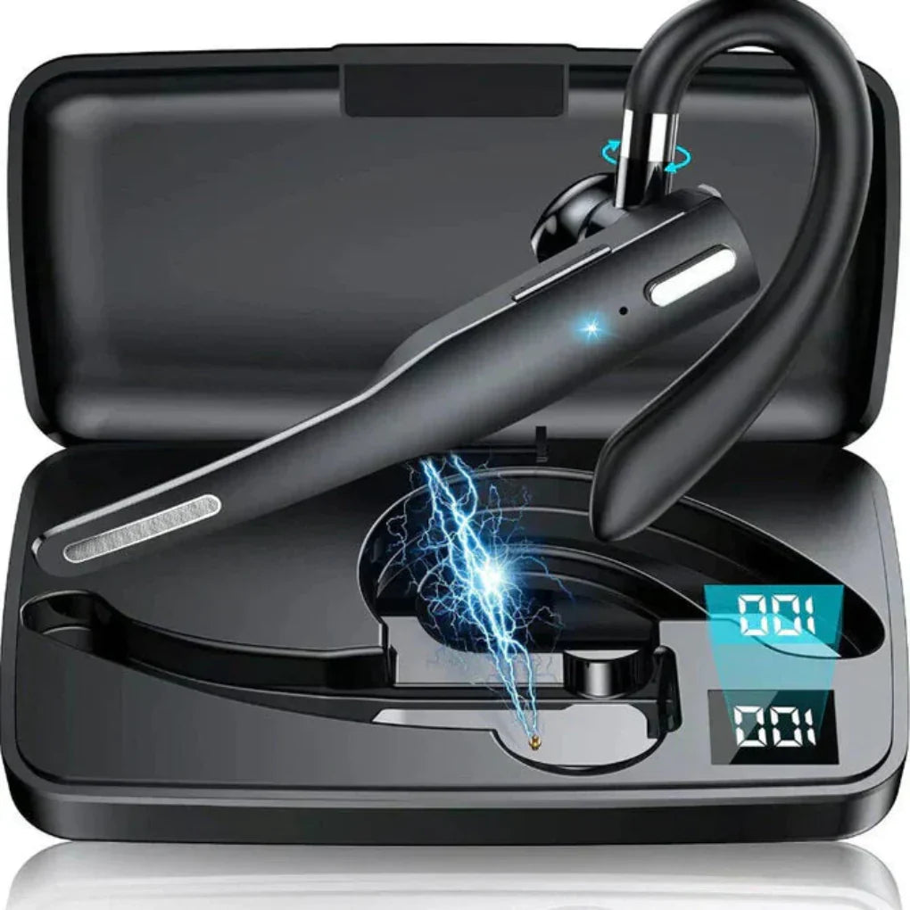 Bluetooth 5.1 Noise Cancelling Headset with Dual Microphone for Men