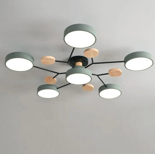 Plafonnier LED moderne en halo