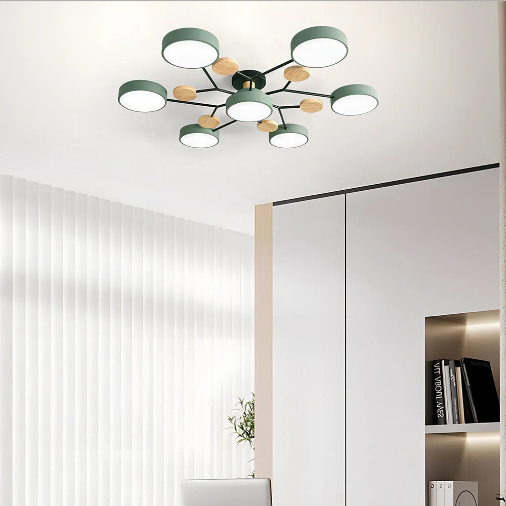 Modern halo LED ceiling light