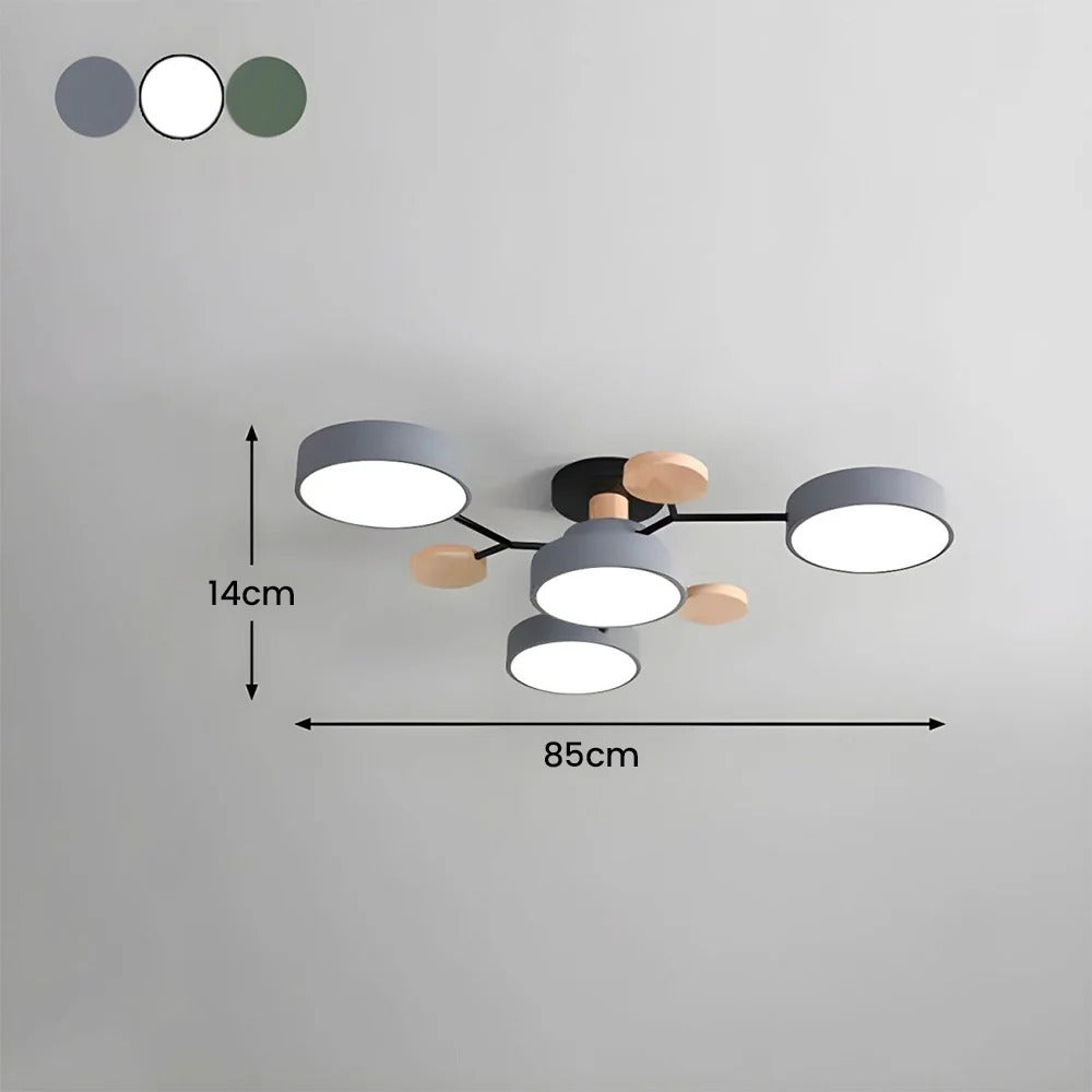 Modern halo LED ceiling light