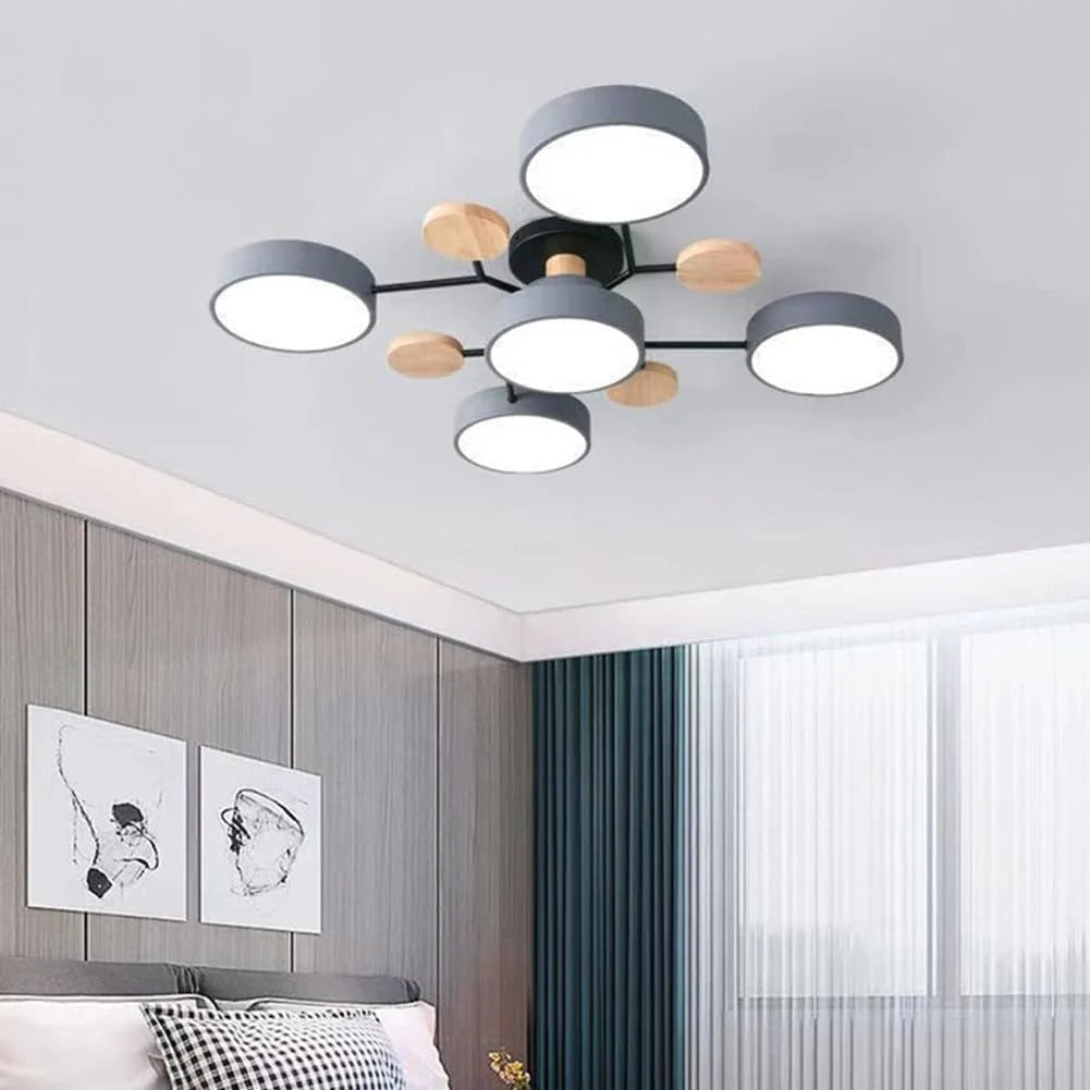 Modern halo LED ceiling light